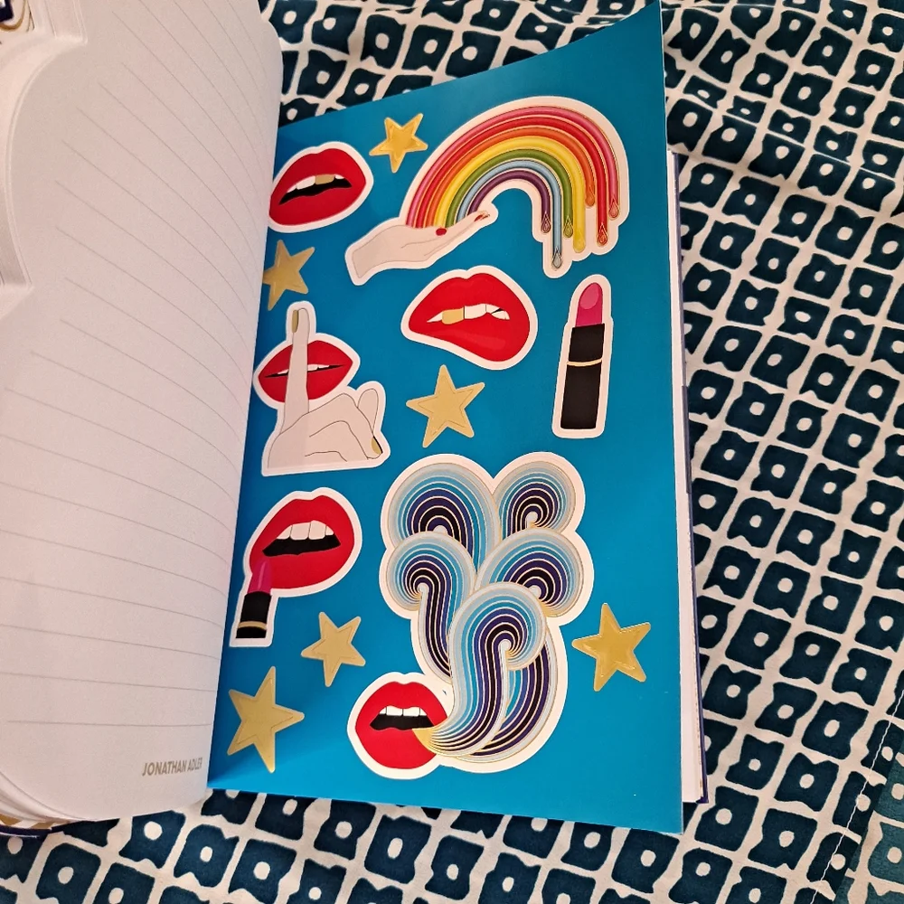 Jonathan Adler Lips A5 Journal
